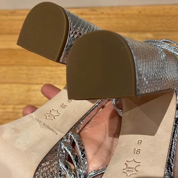 LOEFFLER RANDALL 
Rivka 115mm Leather Knot Platform Sandals - Picture 12 of 16